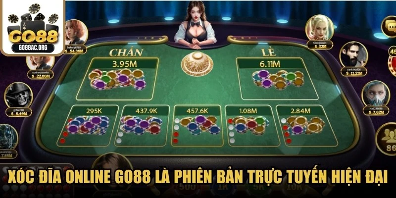 Xóc đĩa online Go88 là phiên bản trực tuyến hiện đại